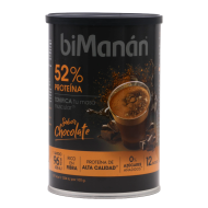 BiManan Batido Proteína 52% Chocolate 360g 12 Batidos