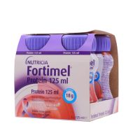 Fortimel Protein Sensación Frescor Sabor Frutos Rojos 125ml x 4 Botellas Nutricia