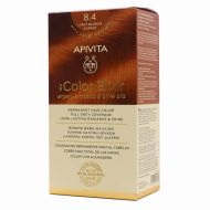 Apivita My Color Elixir 8.4 Light Blonde Copper Coloración Permanente Natural Para el Cabello