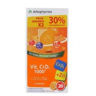 Arkopharma Vitamina C y D3 Pack 40 Comprimidos Efervescentes
