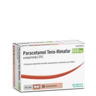 Paracetamol Teva 650mg 20 Comprimidos