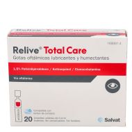 Relive Total Care Gotas Oftálmicas Lubricantes y Humectantes 20 Ampollas Unidosis