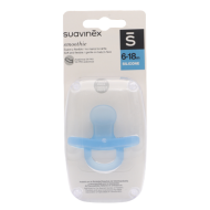 Suavinex – Set con biberón 360ml con tetina anatómica de silicona + Chupete  para bebés de 6-18 meses con tetina anatómica de silicona + Broche. diseño