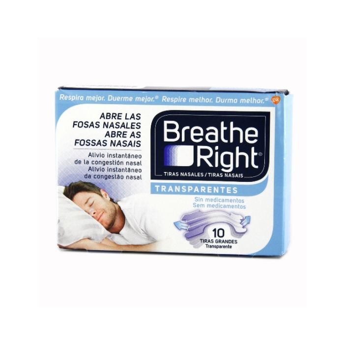 Breathe Right – Tiras nasales transparentes para piel sensible tamaño  pequeñomediano 30 tiras paquete de 4 – Yaxa Costa Rica