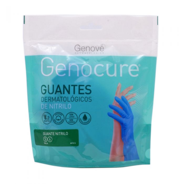 Genocure Guantes Dermatológicos Algodón Grande