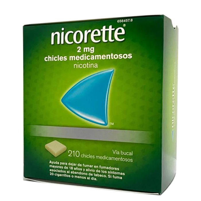 Nicorette Chicles nicotina dejar de fumar 