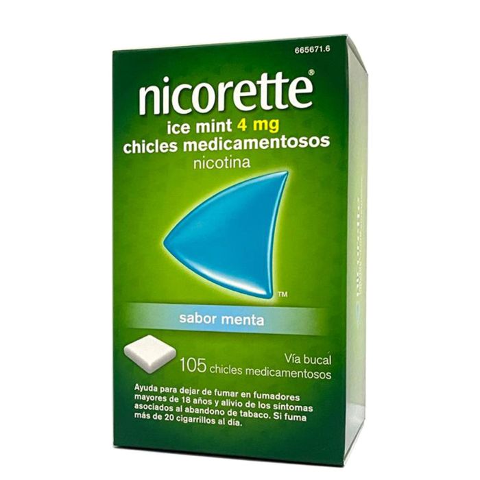 Nicorette Ice Mint 4mg 30 chicles medicamentosos