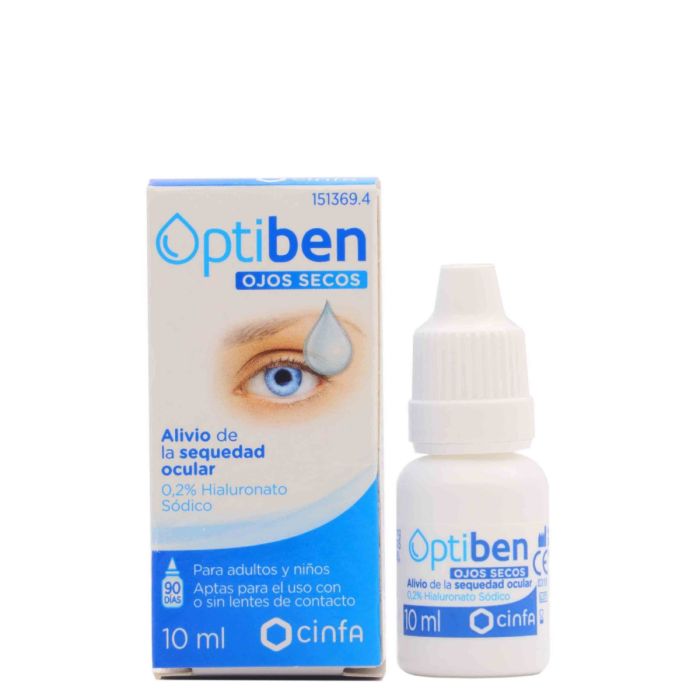 Optiben Ojos Secos Colirio 10 ml · Ocular