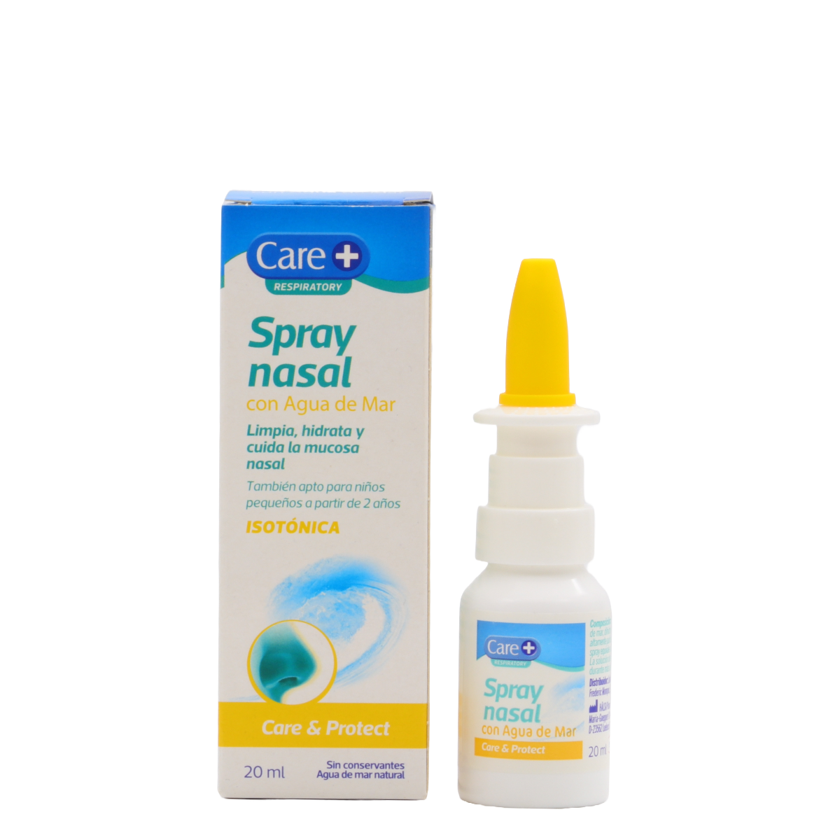 Agua de mar, spray nasal, formula intensa, Sol Natural, 70 ml.
