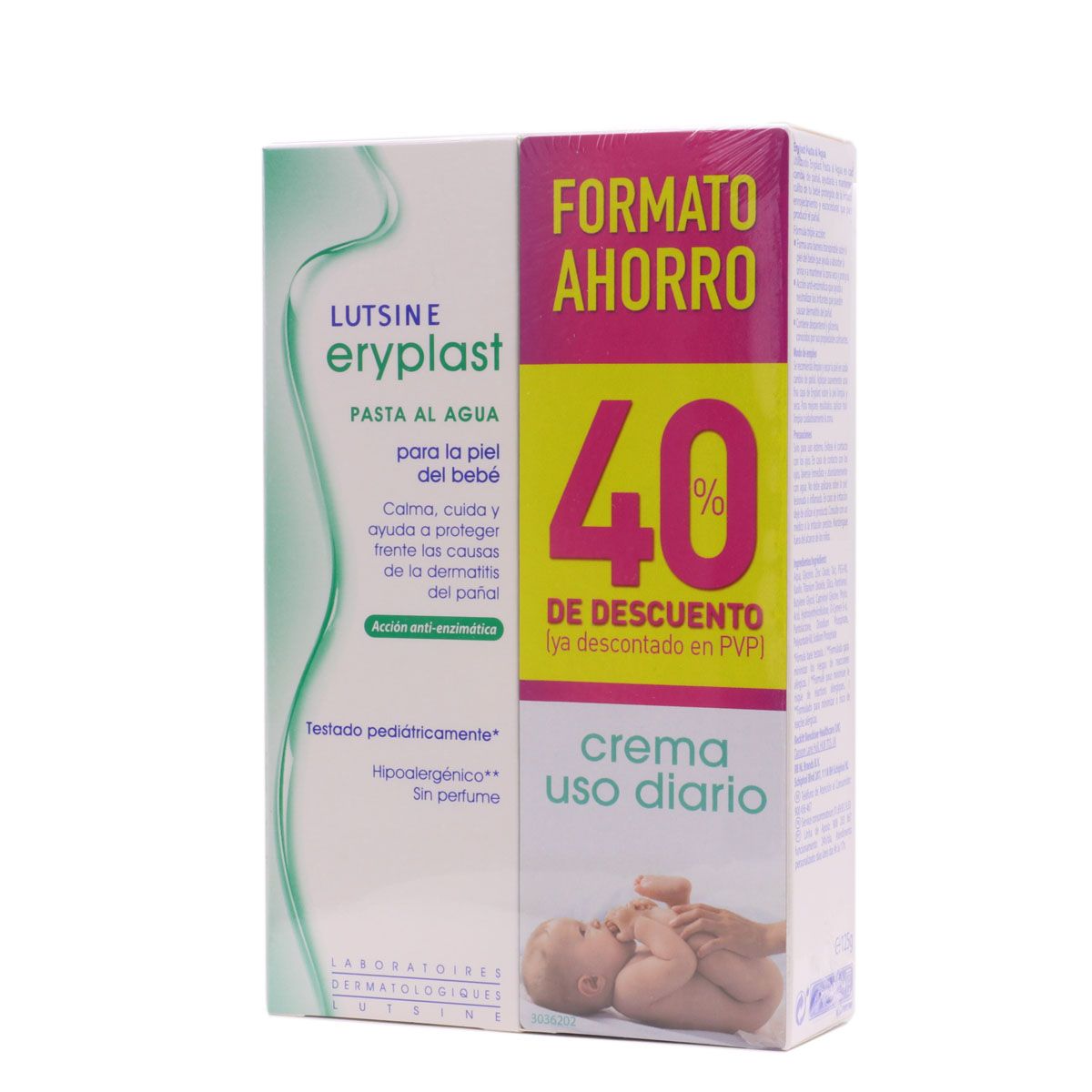 Comprar LUTSINE E45 Eryplast Pasta al Agua DUPLO 2x125g OFERTA