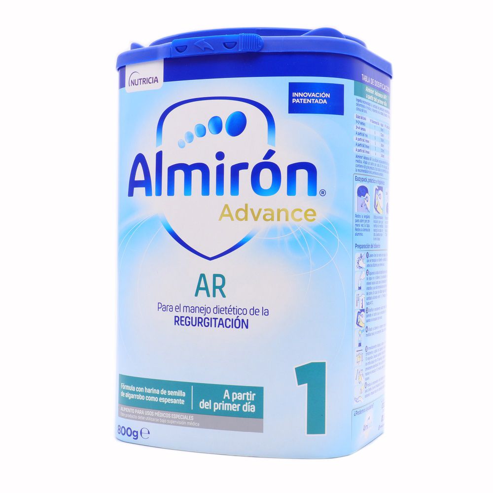 Almirón Advance AR1, Leche de Fórmula para Bebé Anti Regurgitación, desde  Primer Día, 800g