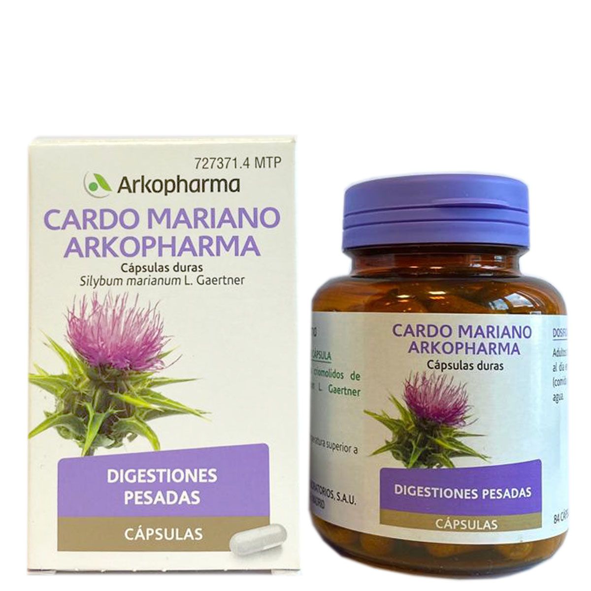 Arkopharma Cardo mariano 390 mg 50 Capsulas