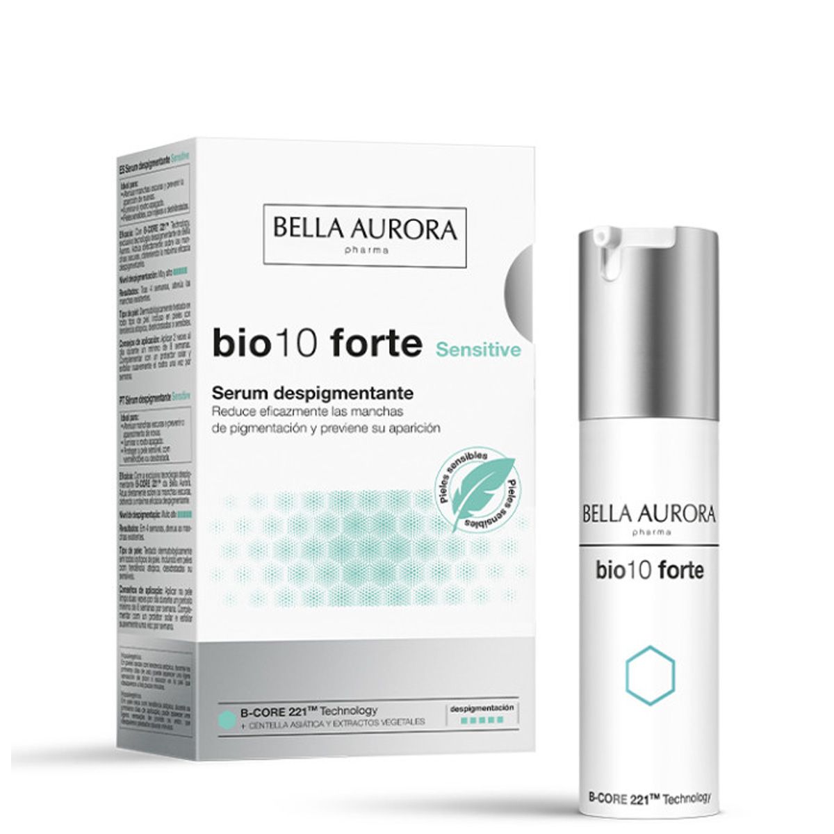Prohair Store Bella Aurora Bio10 Forte L-Tigo Tratamiento Despigmentante  30ml Prohair Store
