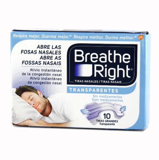 Comprar Breathe Right CláSicas Tiras Nasales Grandes 10 Uds a precio de  oferta