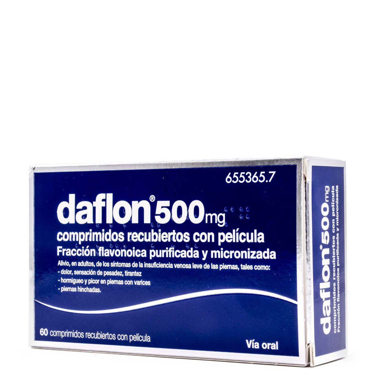 Daflon 500 mg x 60 comprimidos revestidos - 9373449