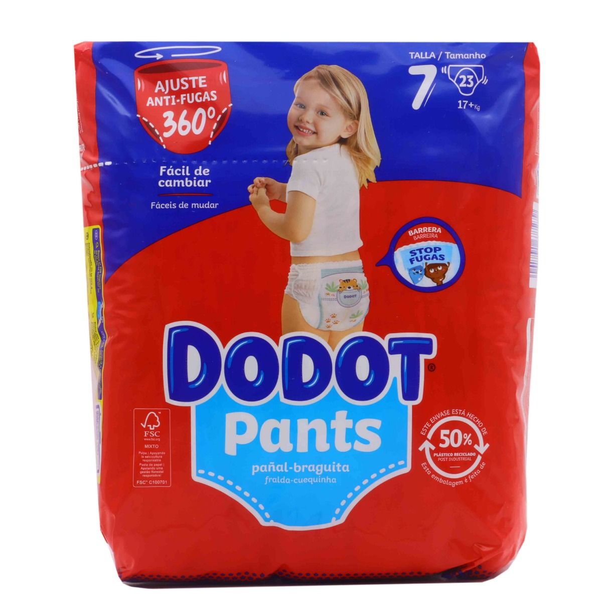 Dodot Pañales Infantiles Pants 7 +17kg 23uds