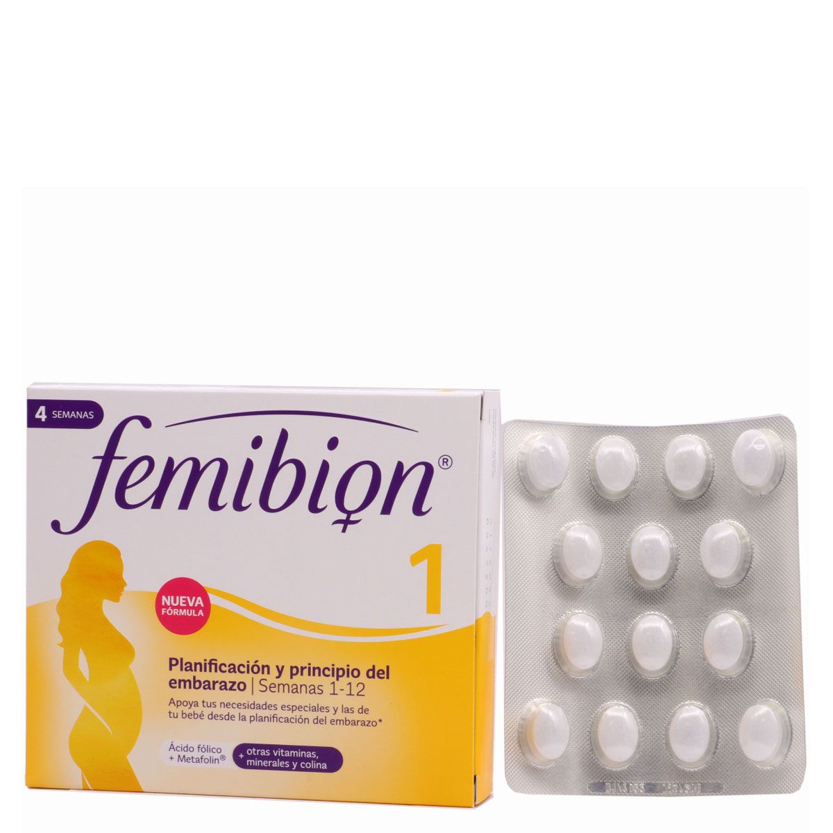 Femibion 1 Planificación y Principio del Embarazo 28 comprimidos x 2 Pack  Descuento