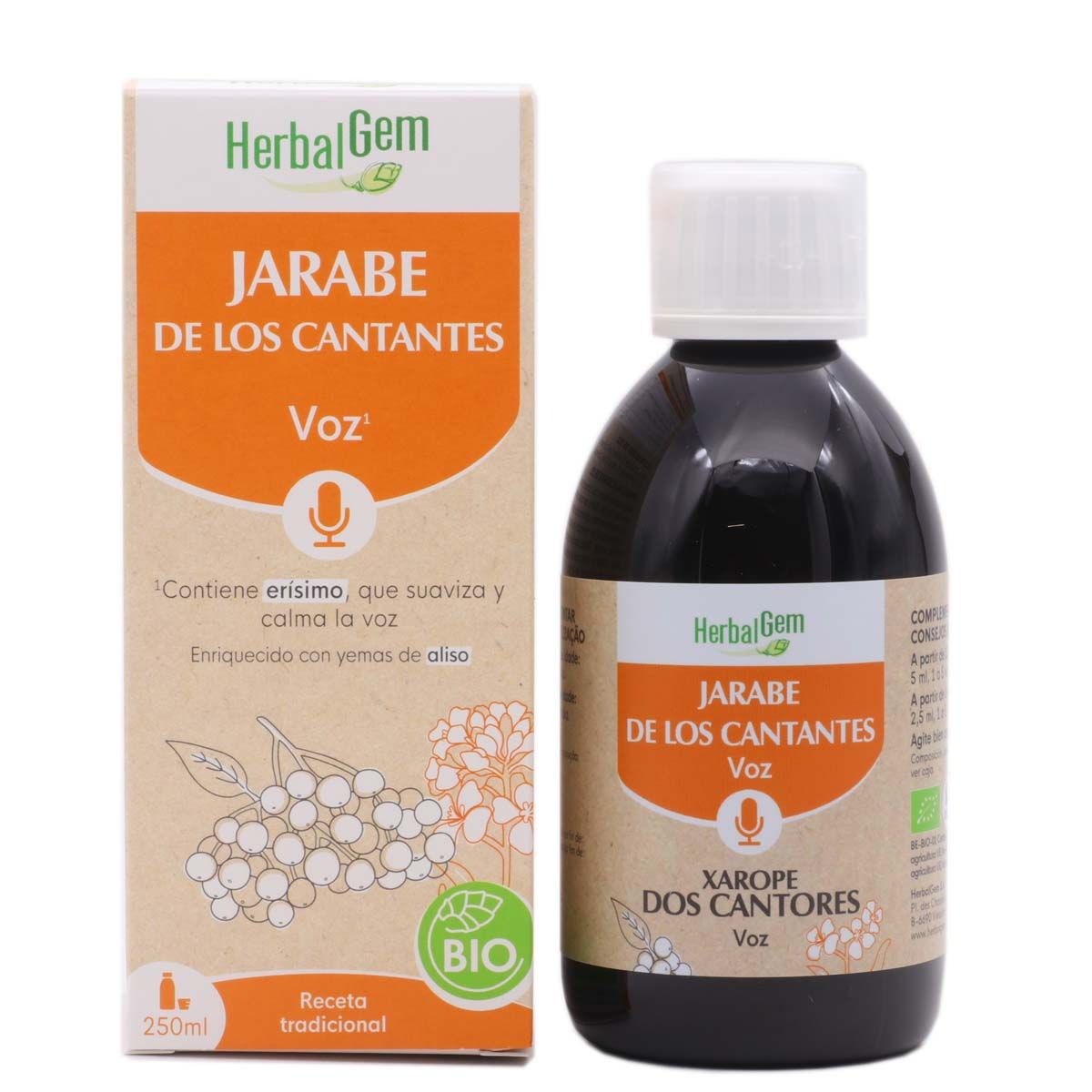 Comprar herbalgem jarabe de los fumadores bio 250 ml a precio online
