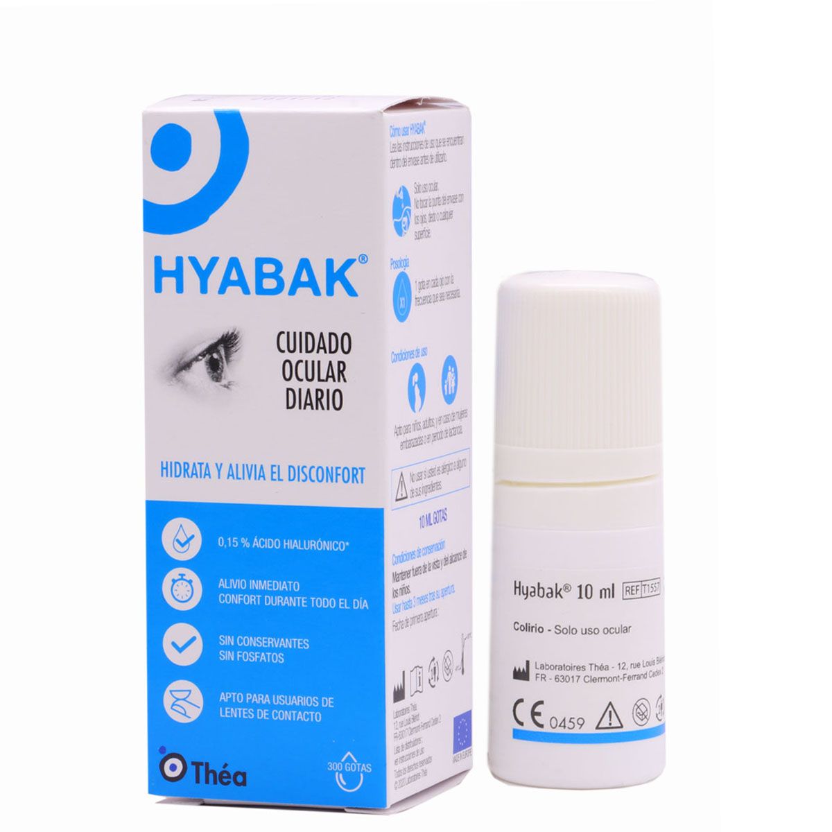 HYABAK solución hidratante lentes de contacto 10 ml