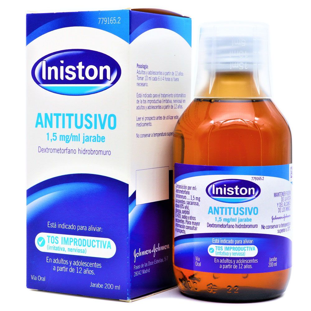 Farmacia Fuentelucha  Iniston Tos y Descongestión jarabe 200 ml