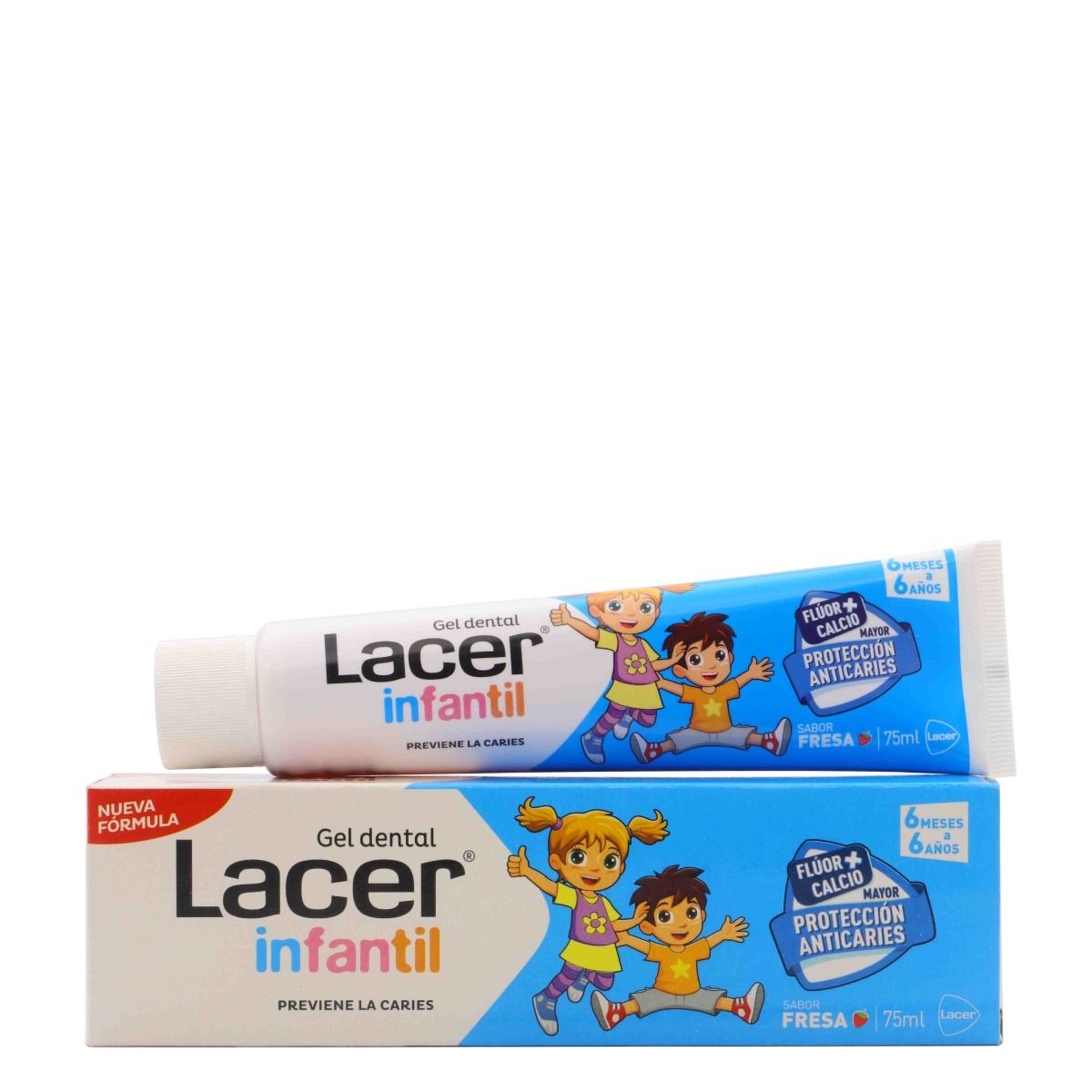 Lacer Infantil Gel Dental 1 Tubo 75 Ml Sabor Fresa