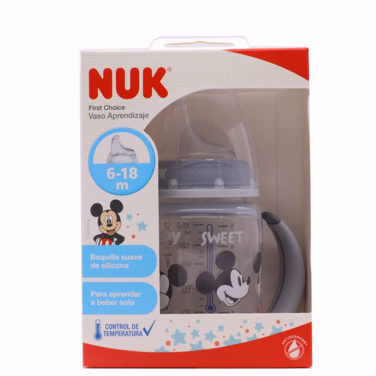 Biberón NUK First Choice Mickey/Minnie 300ml (Modelos Aleatorios)