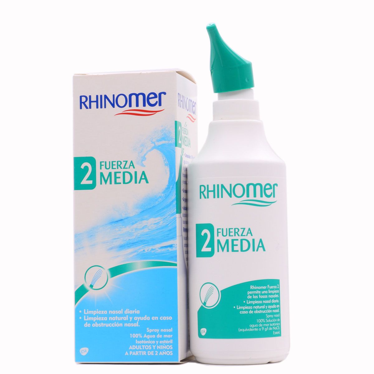 Comprar Rhinomer Fuerza 2 Nebulizador Limpieza Nasal 135ML