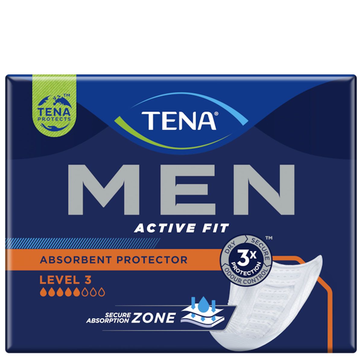 TENA Men Active Fit Protector Absorbente 20 Uds Level 2