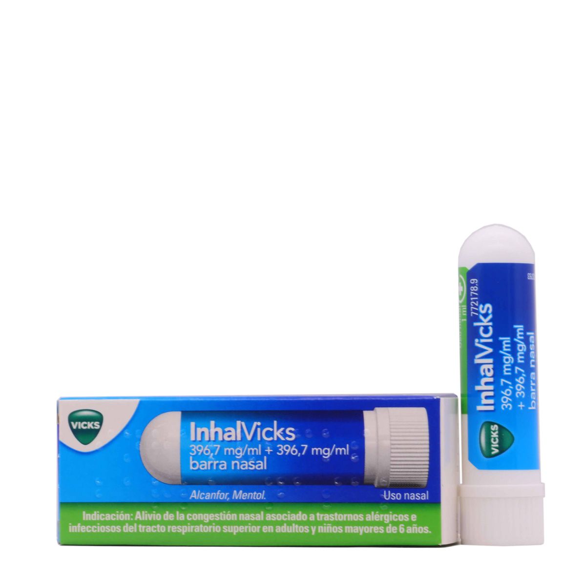 Vick VapoRub Inhalador para la congestión Nasal .5 ml Caja con 12 piezas
