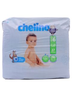 CAJA PAÑALES CHELINO NATURE T-5 (13-18 KG) 180 UDS.