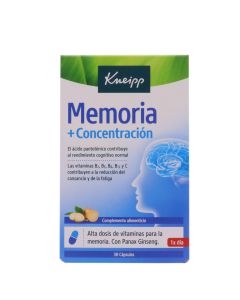 Kneipp Memoria + Concentración 30 Cápsulas
